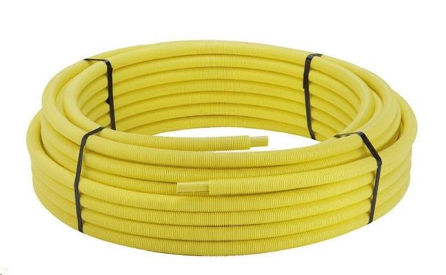 GIA TUBO MULTISTRATO  -GAS 26*3NUDO GIALLO