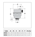CAL VALVOLA ROBOCAL 3/8        502430