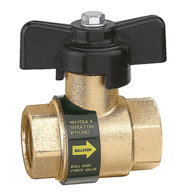 CAL VALVOLA SFERA BALLSTOP 1/2 C/RITEGNO