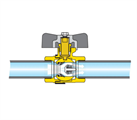 CAL VALVOLA SFERA BALLSTOP 3/4CON RITEGNO