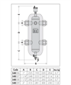 CAL SEPARATORE IDRAULICO 1   C/COIBENTAZIONE 2,5    548006