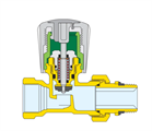 CAL VALVOLA TERMOSTATIZZABILE SQ X RAME 1/2 338402