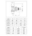 CAL DETENTORE SQ.X FERRO 3/4 S/T.GOMMA 431503