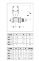 CAL VALVOLA TERMOST. DR.X FERRO1/2 402402