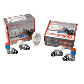 GIA KIT50 VALVOLA+DETENTORE+BULBO T/STATICO 1/2-16 DR ATTACCO RAME