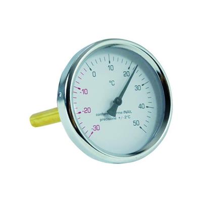 FRR TERMOMETRO ORIZZONTALE D80 CONDIZIONAMENTO -30 +50° POZZETTO CM10