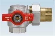 EFB RUBINETTO SPACE SQ.BOCCHETTONE 3/4 ROSSA DX   2071R405