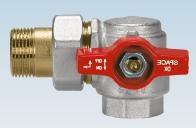 EFB RUBINETTO SPACE SQ.BOCCHETTONE 3/4 ROSSA SX   2073R405