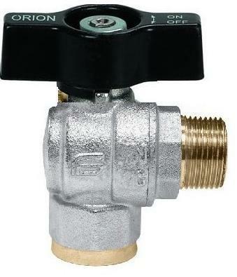 EFB VALVOLA SFERA VENUS ACQUA SQ MF 3/4 FARFALLA  NERA