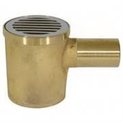 GFB SIFONE BRONZO DOCCIA  GRIGLIA TONDA