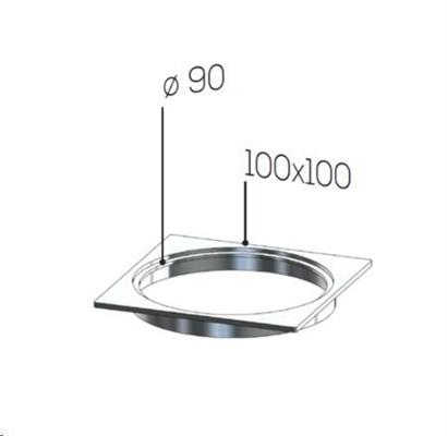 GFB SOLO QUADRO X GRIGLIA SIFONE BRONZO DOCCIA A.721