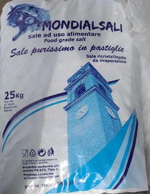 CONFEZ.25KG SALE RICRISTALLIZATO PASTIGLIE RIGENERA