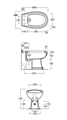 ARCADE BIDET MONOF/3FOR.BCOAR823AR823