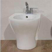 FLAMINIA MENO BIDET FILO PARETE  MONOFORO BCO