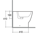RAK ONE    BIDET TERRA ONBI00001 ONBI00001