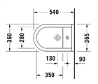 STARCK3 BIDET SOSPESO        BCO