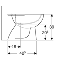 GEB COLIBRI'   BIDET MONOFORO     BCO