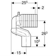 GEB CURVA P-SCARICO PAV.TO DA CM.15,5 A CM.17