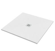 RTP PIATTO DOCCIA STONE 80X80 QUADRATO BIANCO EFFETTO PIETRA