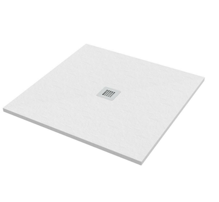 RTP PIATTO DOCCIA STONE 80X80 QUADRATO BIANCO EFFETTO PIETRA