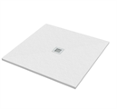RTP PIATTO DOCCIA STONE 80X80 QUADRATO BIANCO EFFETTO PIETRA