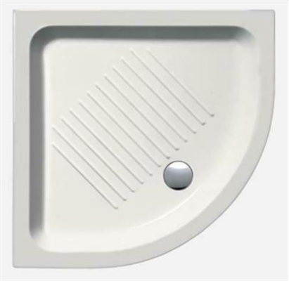 GSI PIATTO DOCCIA STONDATO 90X90 H11 BIANCO CERAMICA