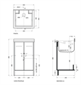 COLA LINEA DOMEST.LAVAPANNI S/CESTO 50X45  L50 P45