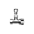 ALB RUBINETTO SQ  X CASSETTA WC F3/8 CROMATO