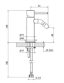 JABIL_25 MIX BIDET  CR/CR C/CLICK-CLACK        73405110X41