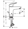 HG LOGIS MIX LAVABO 100 COOLSTART