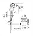 NOB FLORA GRUPPO BIDET MONOFORO CROMATO